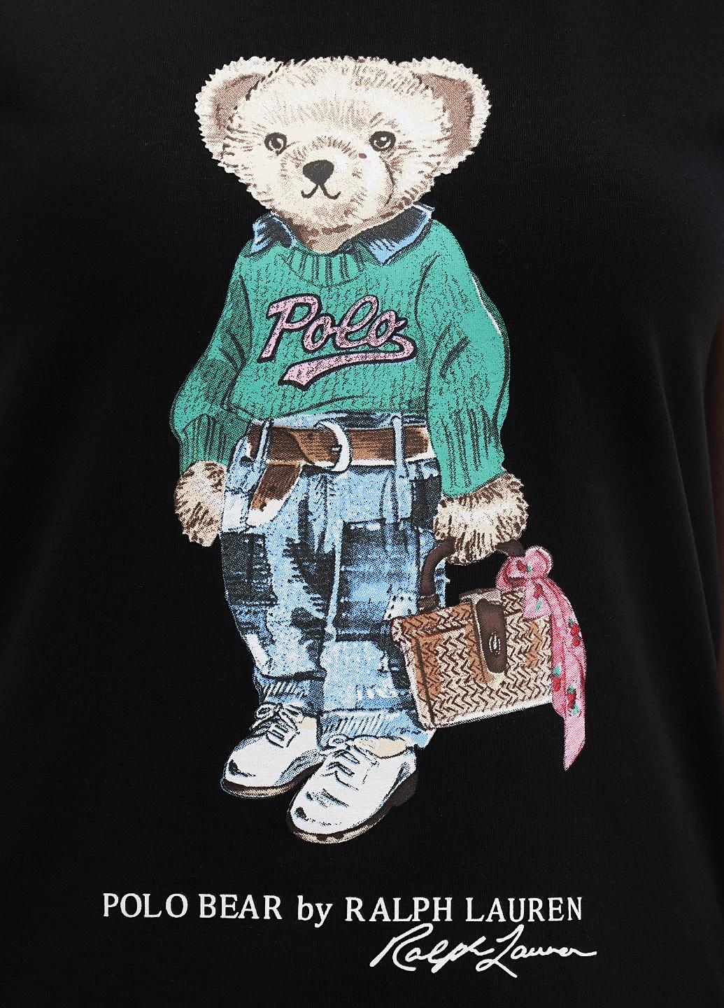 ᐉ Футболка женская Polo Ralph Lauren Bear FS-5023BL L • Купить в