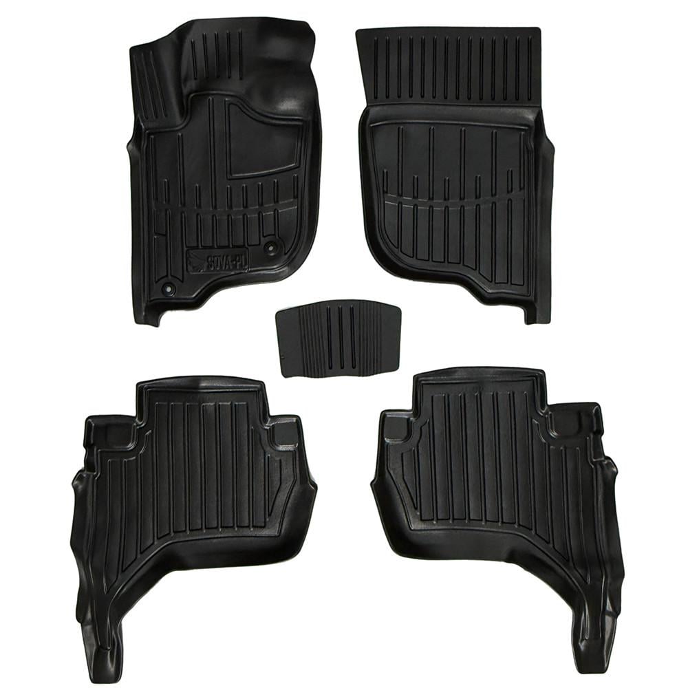 Коврики в салон SOVA-PL для Mitsubishi L200 KAOT 2006-2015 резиновые 5 шт. Черный (28800675) Коврики в салон SOVA-PL для Mitsubishi L200 KAOT 2006-2015 резиновые 5 шт. Черный (28800675)
