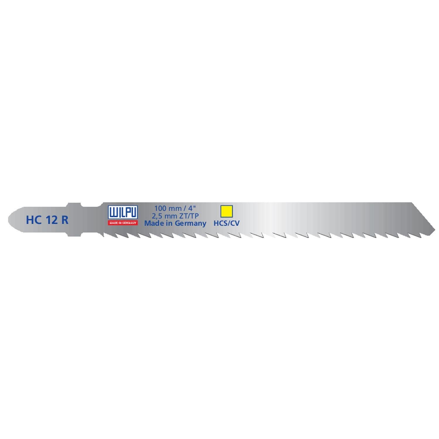 Пилка для лобзика WILPU 100 мм для дерева 3-30 мм обратный зуб 2 шт. (INOTV09WHC12R00000) Пилка для лобзика WILPU 100 мм для дерева 3-30 мм обратный зуб 2 шт. (INOTV09WHC12R00000)