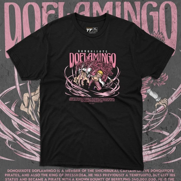 Футболка мужская с принтом Ван Пис D. Doflamingo р. 48 (Anime0232)