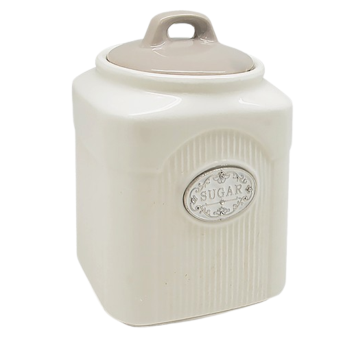 Банка для сахара Stenson Royalty MC4061-S керамическая 700 мл 10,5х9,5х15 см (552131)