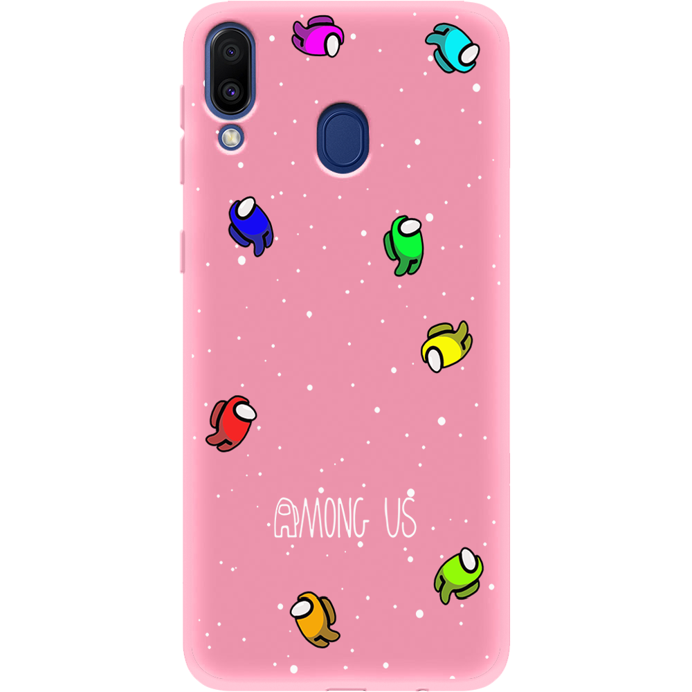 Чехол Boxface Samsung M205 Galaxy M20 Among Us Invisible Розовый силикон (36205-bk76-43046)