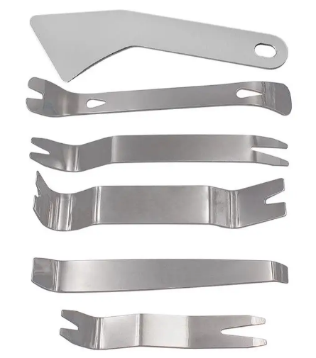 Набір інструментів для розбирання автообшивки і панелі 6 шт. нержавіюча сталь