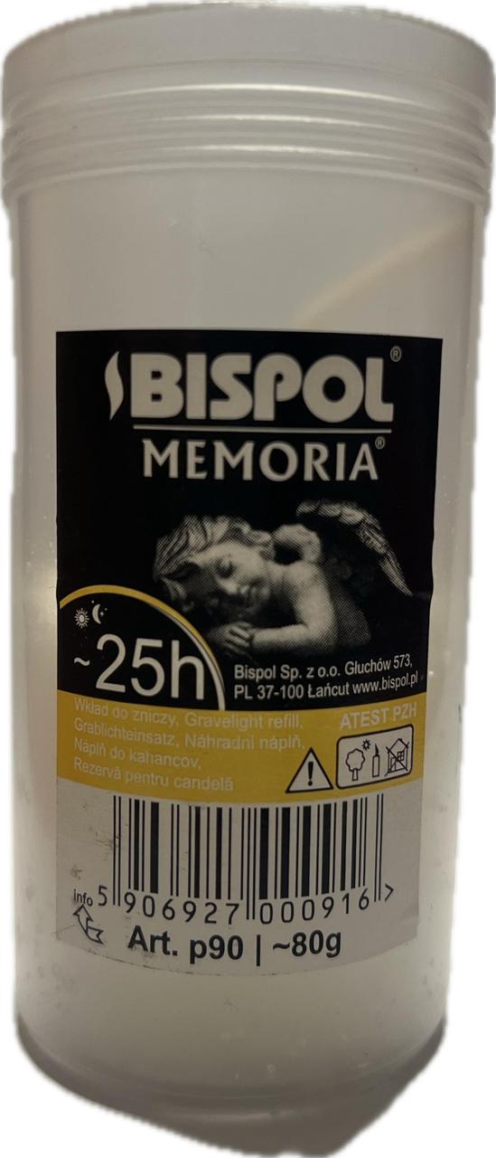 Свічка столова парафінова Bispol 25 годин горіння - фото 5 Свічка столова парафінова Bispol 25 годин горіння - фото 5