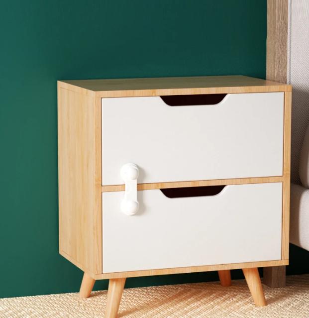 Замок-крючок на мебель для шкафов и ящиков 5 шт. Белый (85328751) - фото 4 Замок-крючок на мебель для шкафов и ящиков 5 шт. Белый (85328751) - фото 4