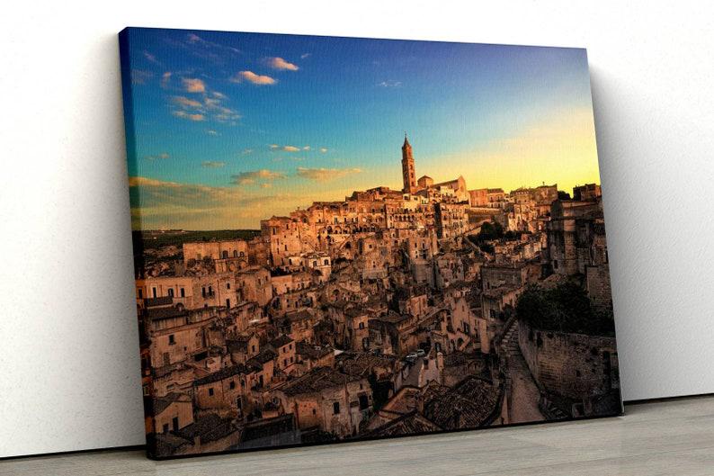 Картина на холсте KIL Art Город Матера Италия 81x54 см (259) Картина на холсте KIL Art Город Матера Италия 81x54 см (259)