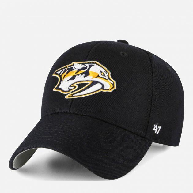 Кепка MVP 47 Brand NASHVILLE PREDATORS Unisex OSFA Черный (194165817617)