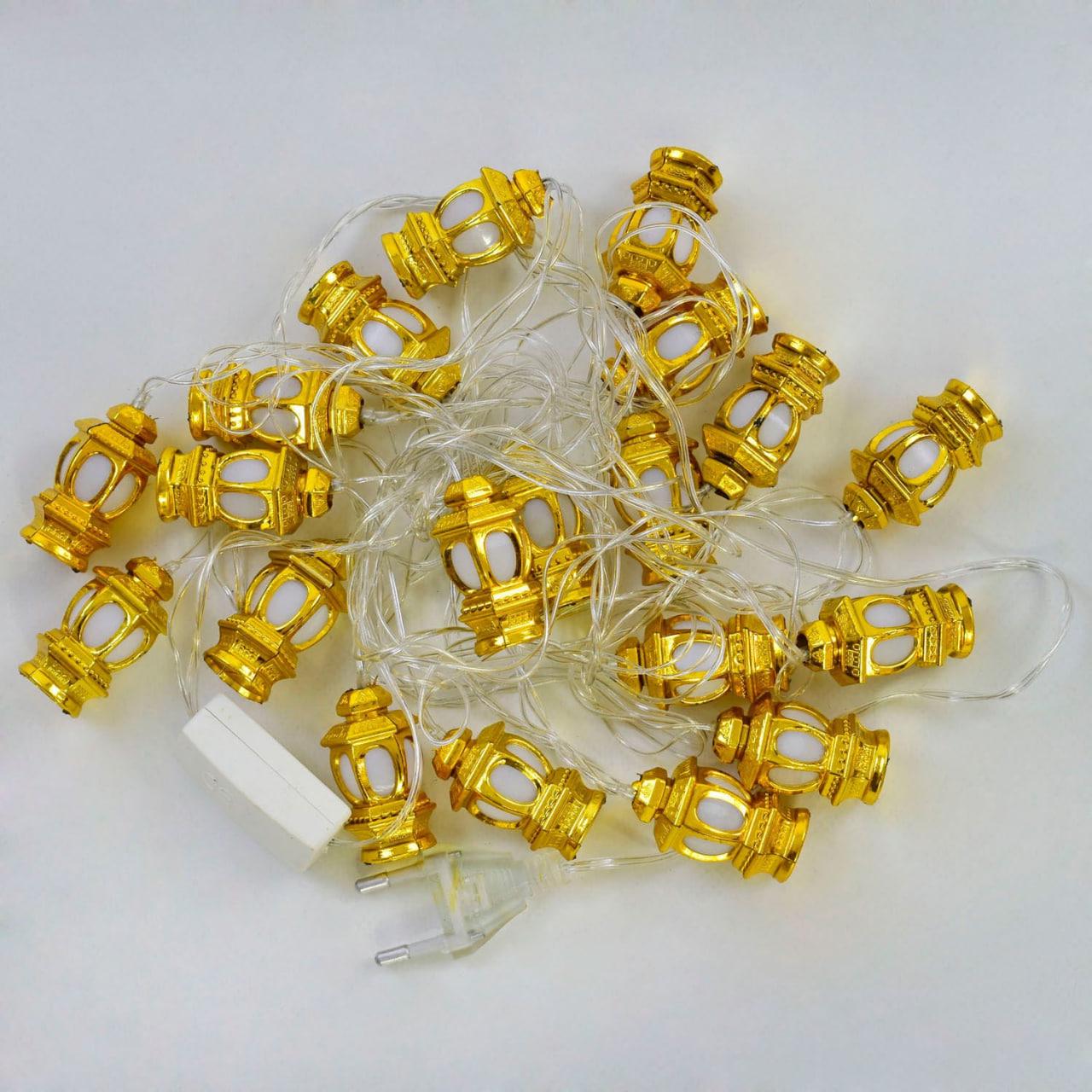 Светодиодная гирлянда С 31302 5 м от сети 220 В мультиколор