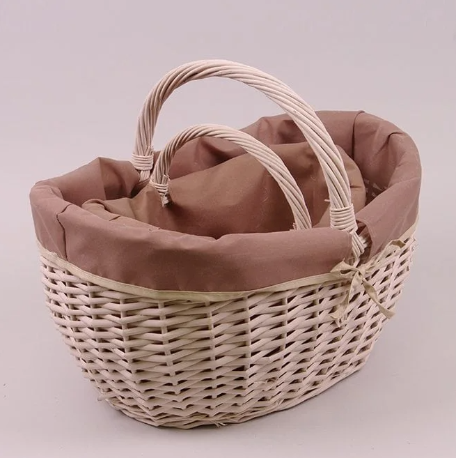 Комплект корзин с тканью Flora 2 шт. Коричневый (50062)