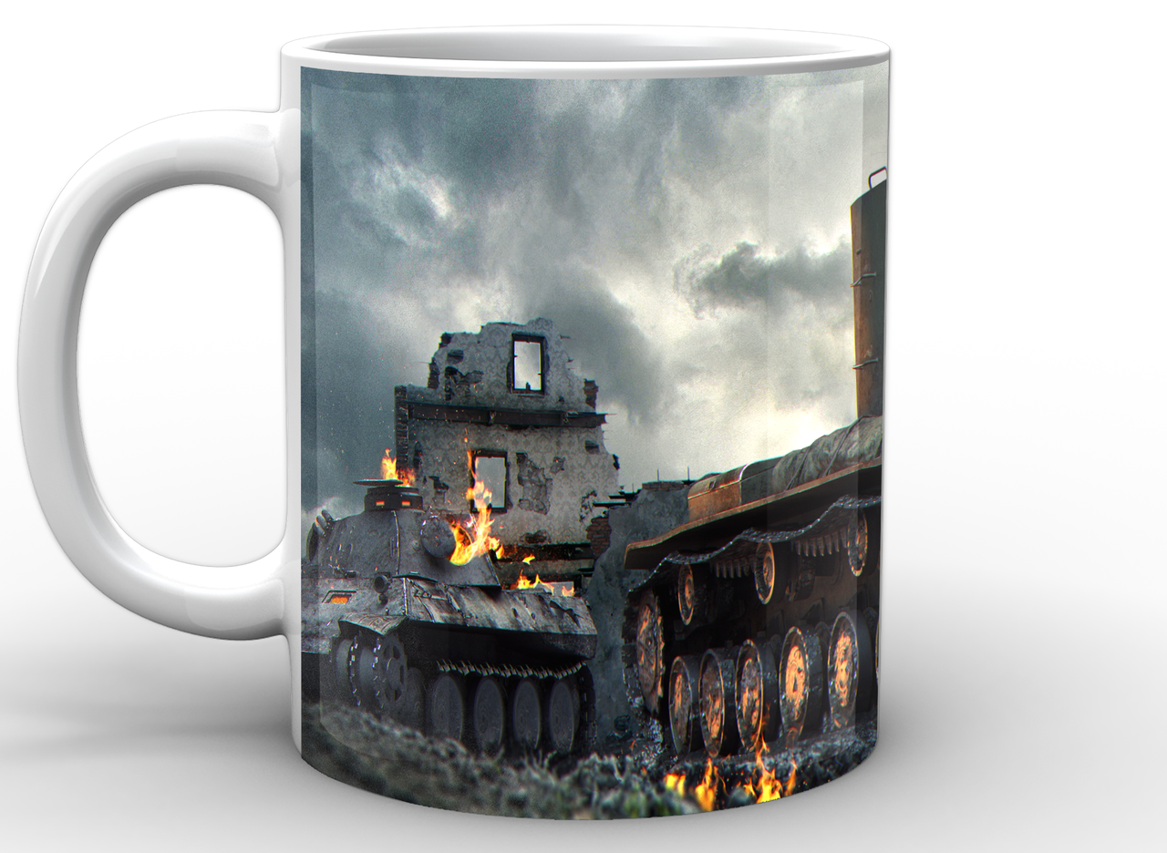 Чашка GeekLand Світ танків постер 330 мл