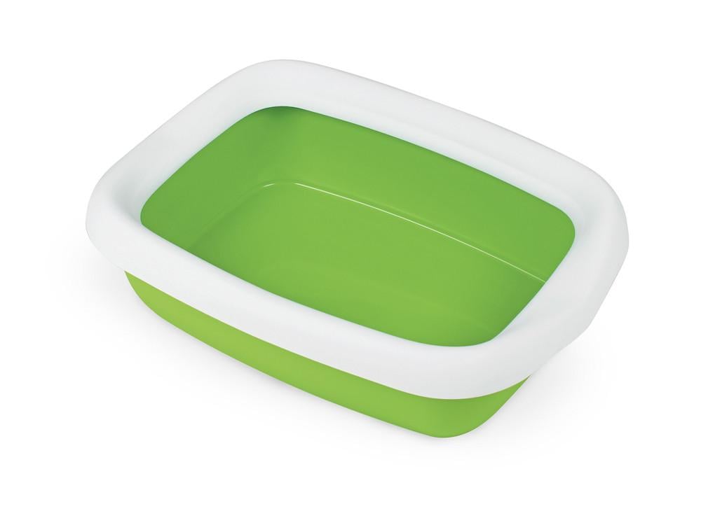 Туалет для котів з рамкою MPS Beta 43х31х12 см Green (1130202714)