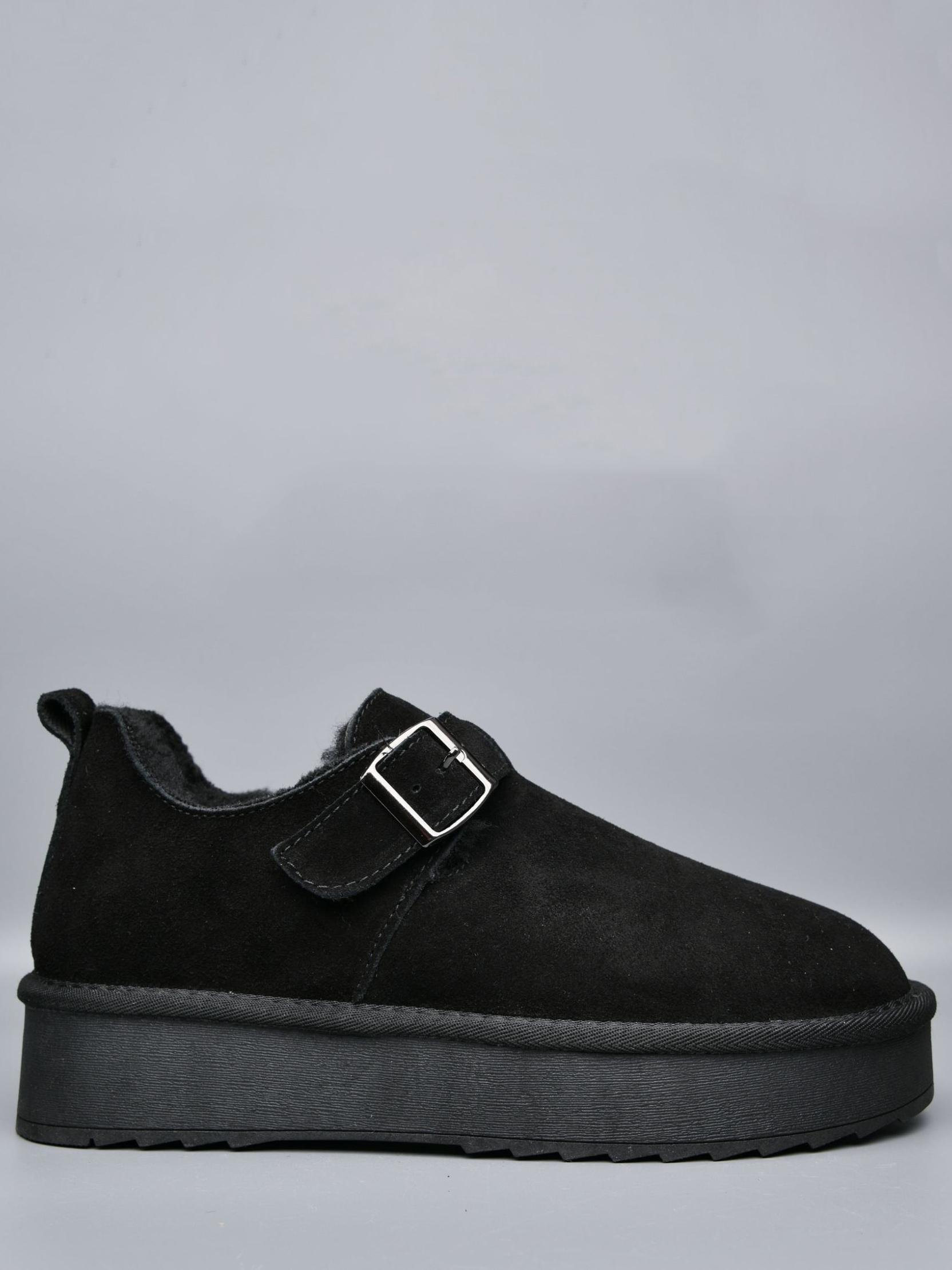 Замшеві уггі на овчині Stilli UGN10-1 р. 40 Чорний