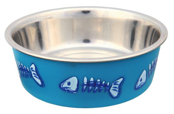 Миска для кота металлическая 0,25 л Ø 12 см (TX-25270)