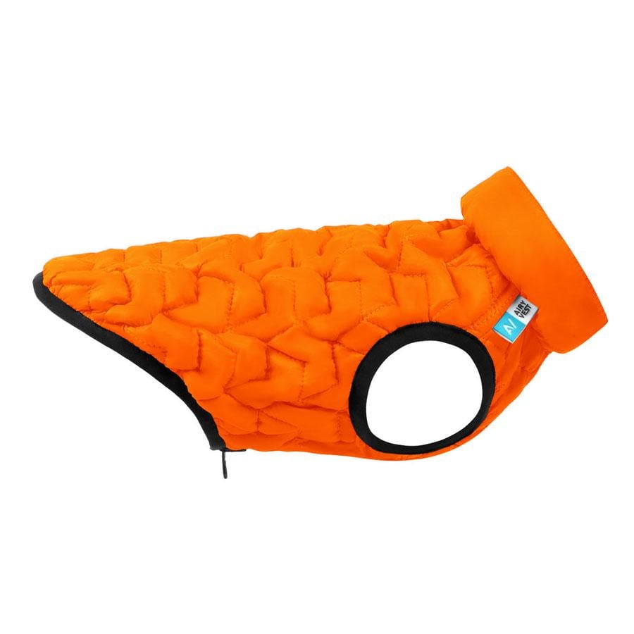 Курточка для собак двусторонняя AiryVest UNI XS 38 см Orange/Black (2518)