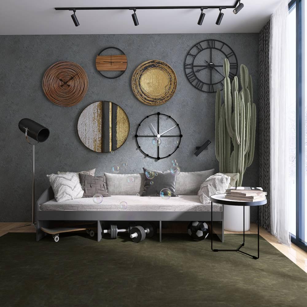 Кровать односпальная Эверест Комфорт 3 без матраса 193х84х59 см Графит без матраса - фото 4 Кровать односпальная Эверест Комфорт 3 без матраса 193х84х59 см Графит без матраса - фото 4