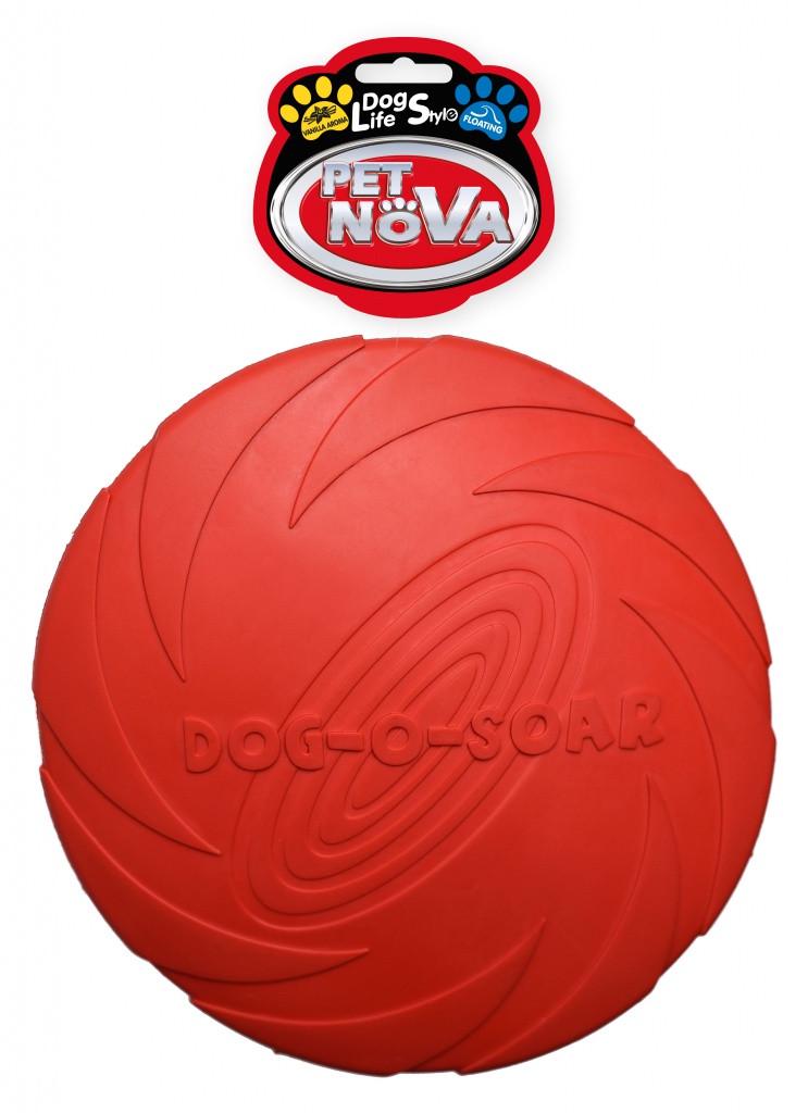 Іграшка для собак Pet Nova Диск гумовий 22 см Червоний (RUB-DISC-RED-22CM) - фото 2