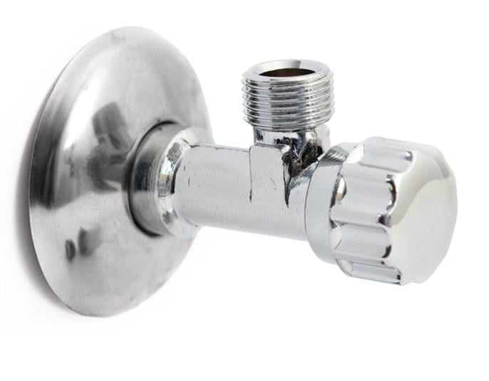 Кран приладовий кутовий General Fittings 1400.74 1/2 х 1/2 Н=72