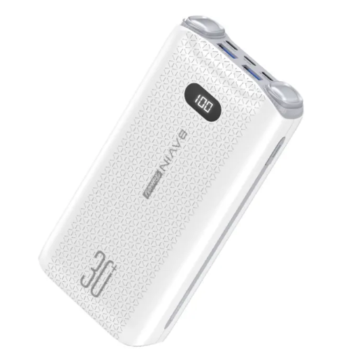 Павербанк Bavin P4 з ліхтариком 30000 mAh Білий (10196229) Павербанк Bavin P4 з ліхтариком 30000 mAh Білий (10196229)