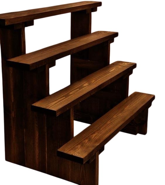 Скамейка-ступенька из дерева Джудит Капучино (ССТ-006709)