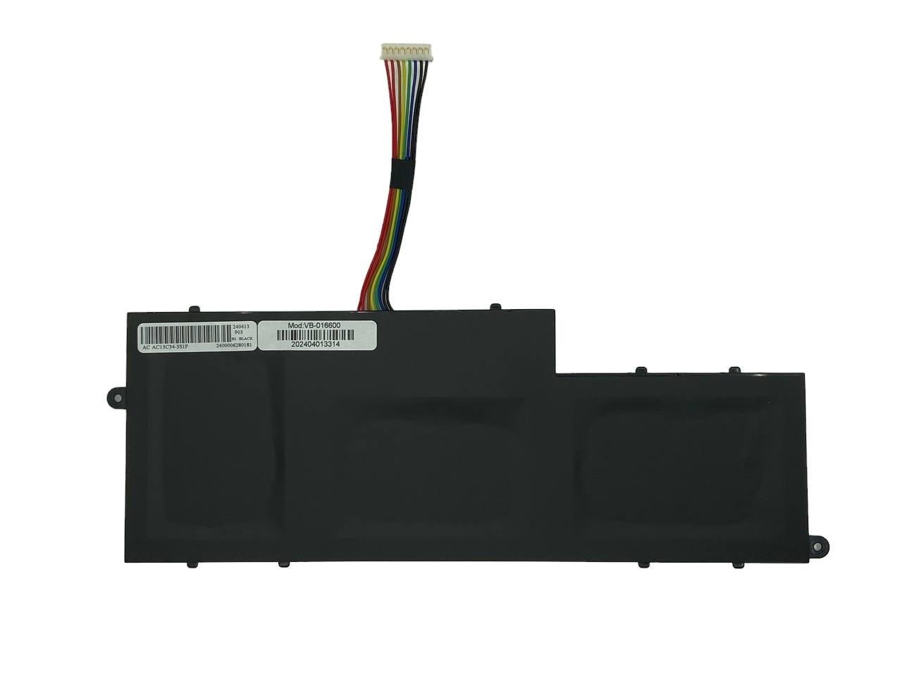 Аккумулятор для ноутбука Acer AC13C34 Aspire E3-112 11,4V 2640 mAh Black - фото 2