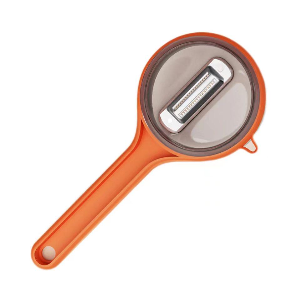 Овочечистка-пілер з контейнером Помаранчевий