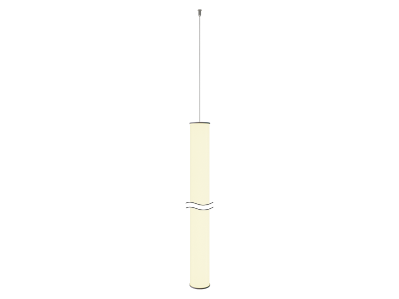 Светильник светодиодный подвесной линейный LEDUA N30-1000 круглый вертикальный 220V 18 Вт 4000К Черный (25313646)