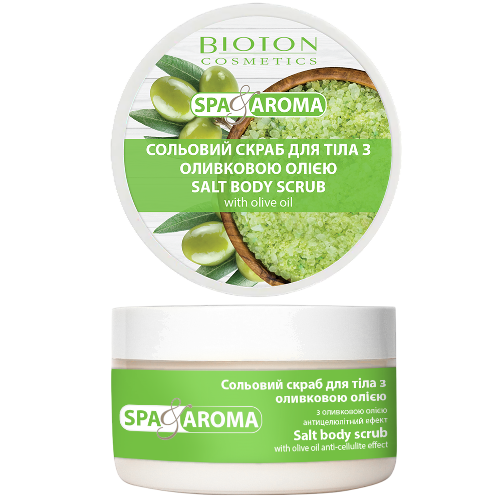 Скраб для тела Bioton Cosmetics Spa & Aroma соляный с оливковым маслом 250 мл (12131) - фото 2