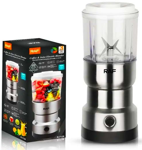 Кофемолка электрическая 300W RAF R.7126 (24345741) Кофемолка электрическая 300W RAF R.7126 (24345741)