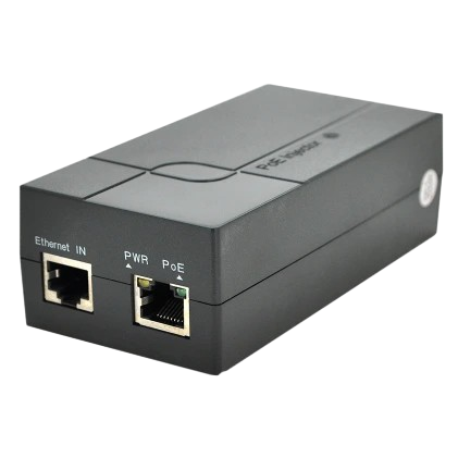 Инжектор POE ONV ONV-PSE3301AC 1 порт 100/1000 Мбіт/с RJ45 PoE-порт 18 Вт Черный (36522137)