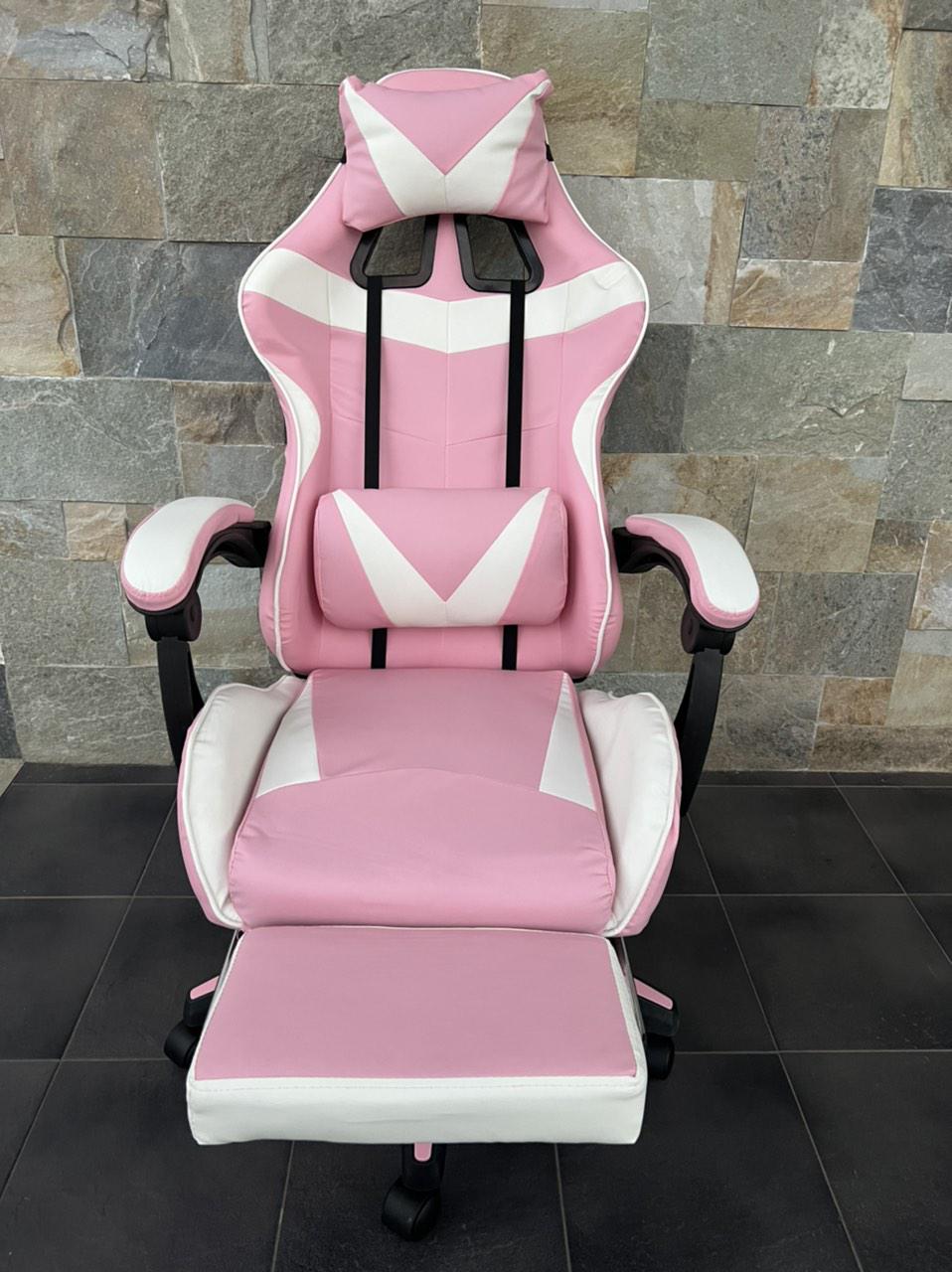Кресло геймерское Prestige 730 Бело-розовый (14262557) - фото 4 Кресло геймерское Prestige 730 Бело-розовый (14262557) - фото 4