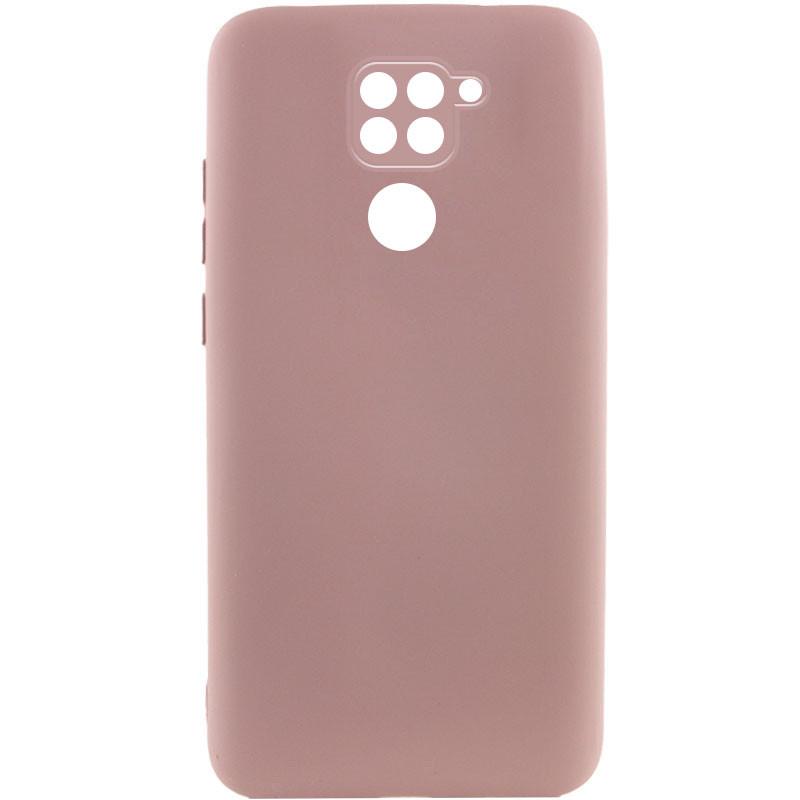 Протиударний чохол Silicone Cover Lakshmi Full Camera (A) для Xiaomi Redmi Note 9/Redmi 10X Рожевий/Pink Sand