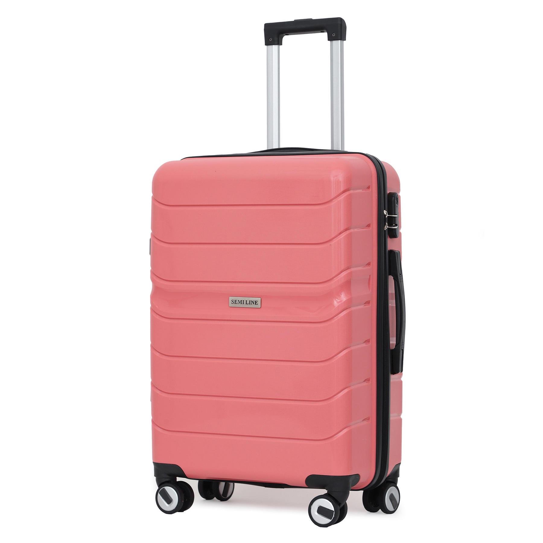 Чемодан большой SEMI LINE 26" Polypropylene M Pink (T5615-2)