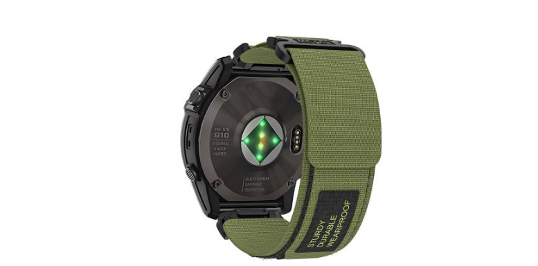 Ремешок Nylon Loop для смарт-часов Garmin Instinct 2/2X Solar/Solar 22 мм Зеленый