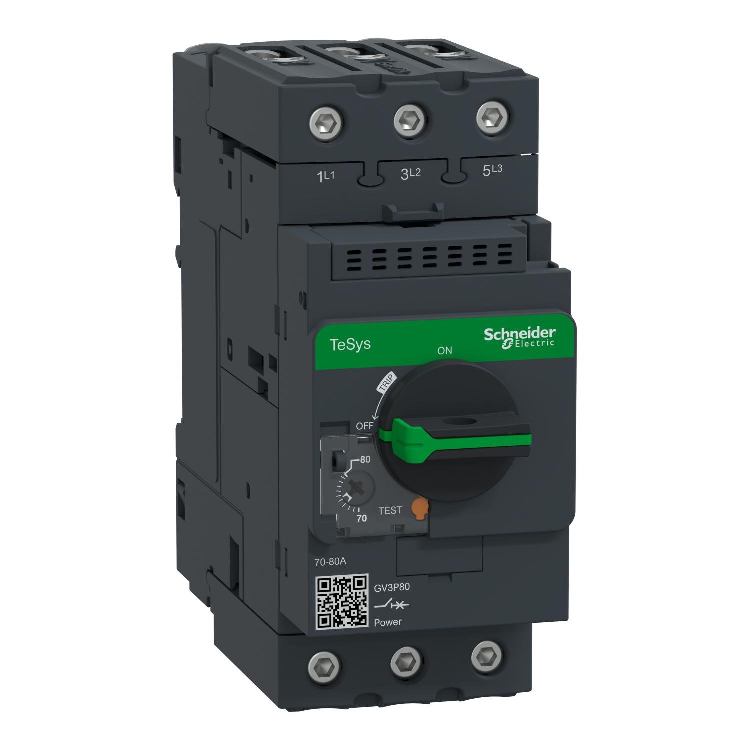 Автомат защиты двигателя Schneider Electric TeSys Deca GV3P 80А тепломагнитный расцепитель (GV3P80) Автомат защиты двигателя Schneider Electric TeSys Deca GV3P 80А тепломагнитный расцепитель (GV3P80)