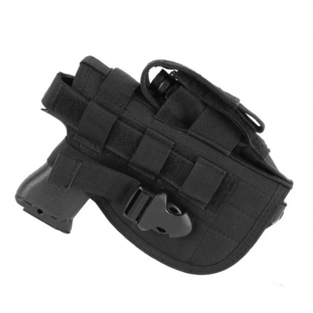 Кобура с карманом для магазина Clefers Tactical D148 Черный (5002189) - фото 5