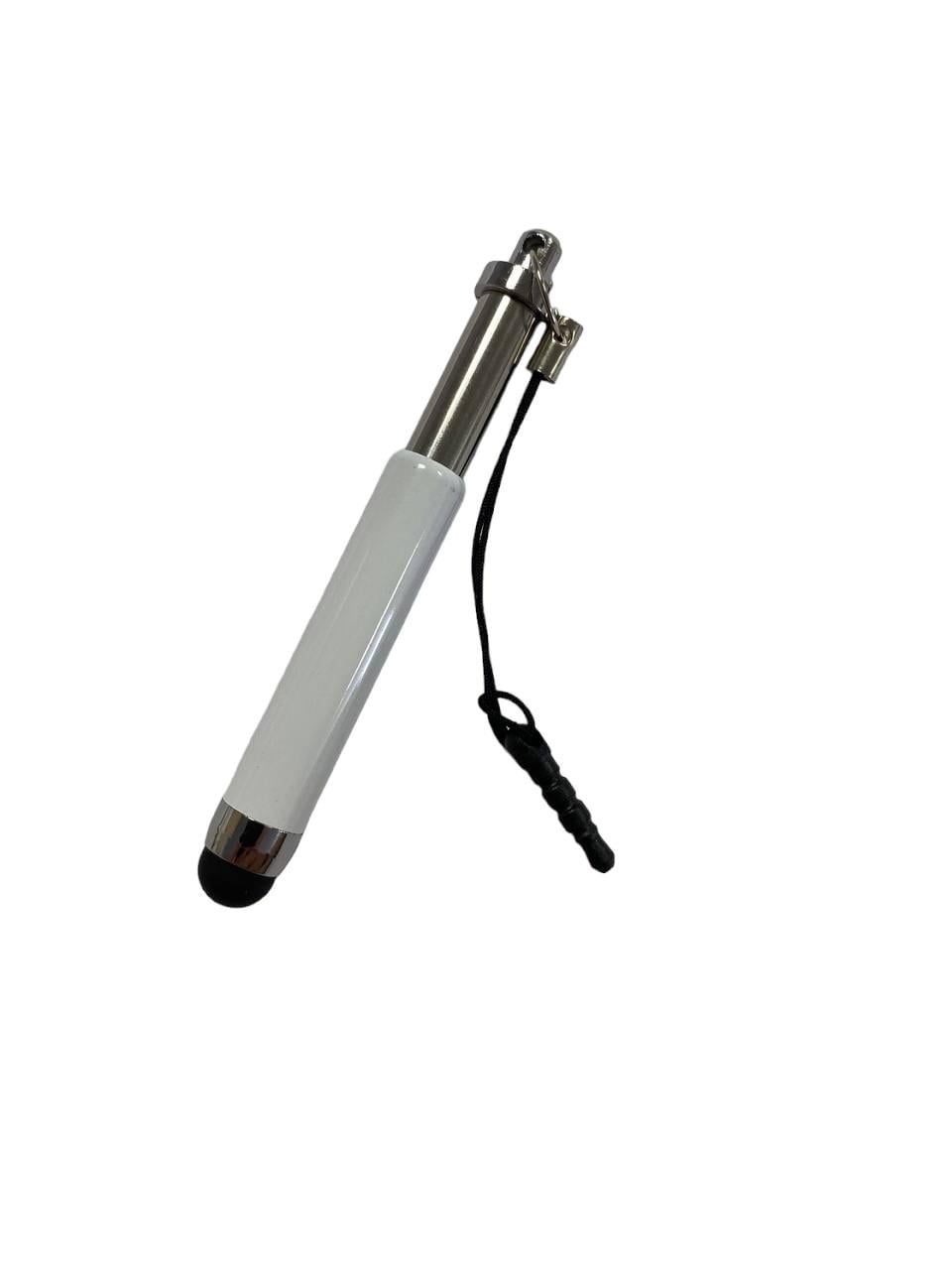 Стилус-брелок емкостной выдвижной White