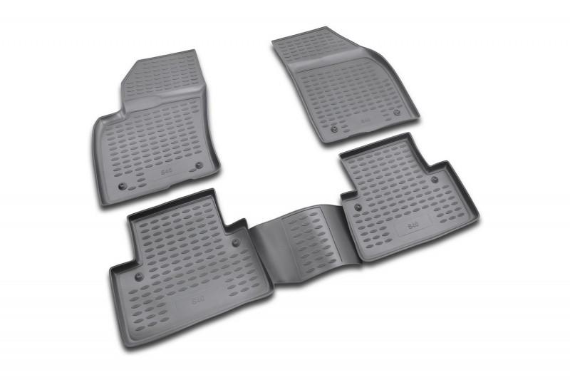 Коврики автомобильные в салон Novline для Volvo S40 2004- полиуретан Черный (NLC.50.01.210)