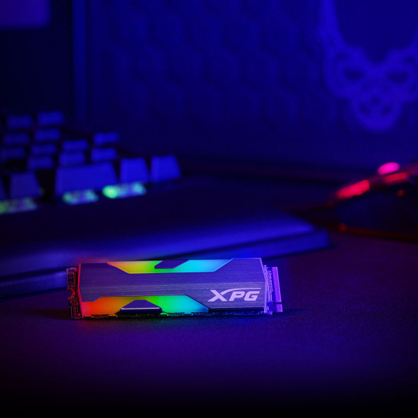 Твердотельный накопитель ADATA M.2 NVMe PCIe 3.0 x4 1TB (ASPECTRIXS20G-1T-C) SPECTRIX RGB - фото 6