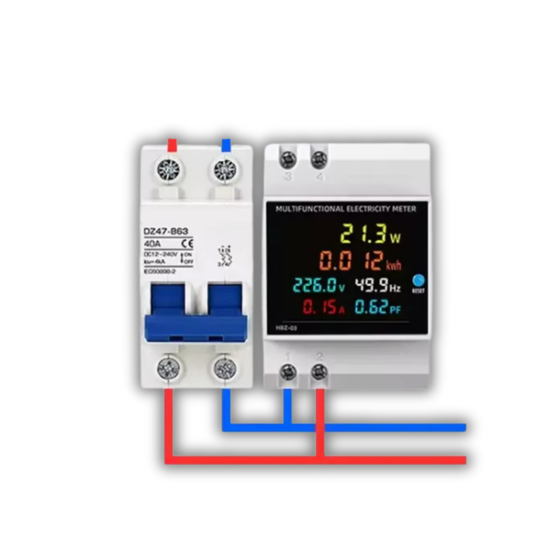 Счетчик электроэнергии мультифункциональный однофазный AC 40-300V 100A (29446325) - фото 2 Счетчик электроэнергии мультифункциональный однофазный AC 40-300V 100A (29446325) - фото 2