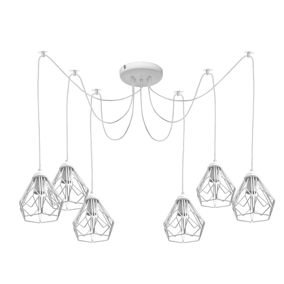 Люстра-паук MSK ELECTRIC Milan NL 538-6 W