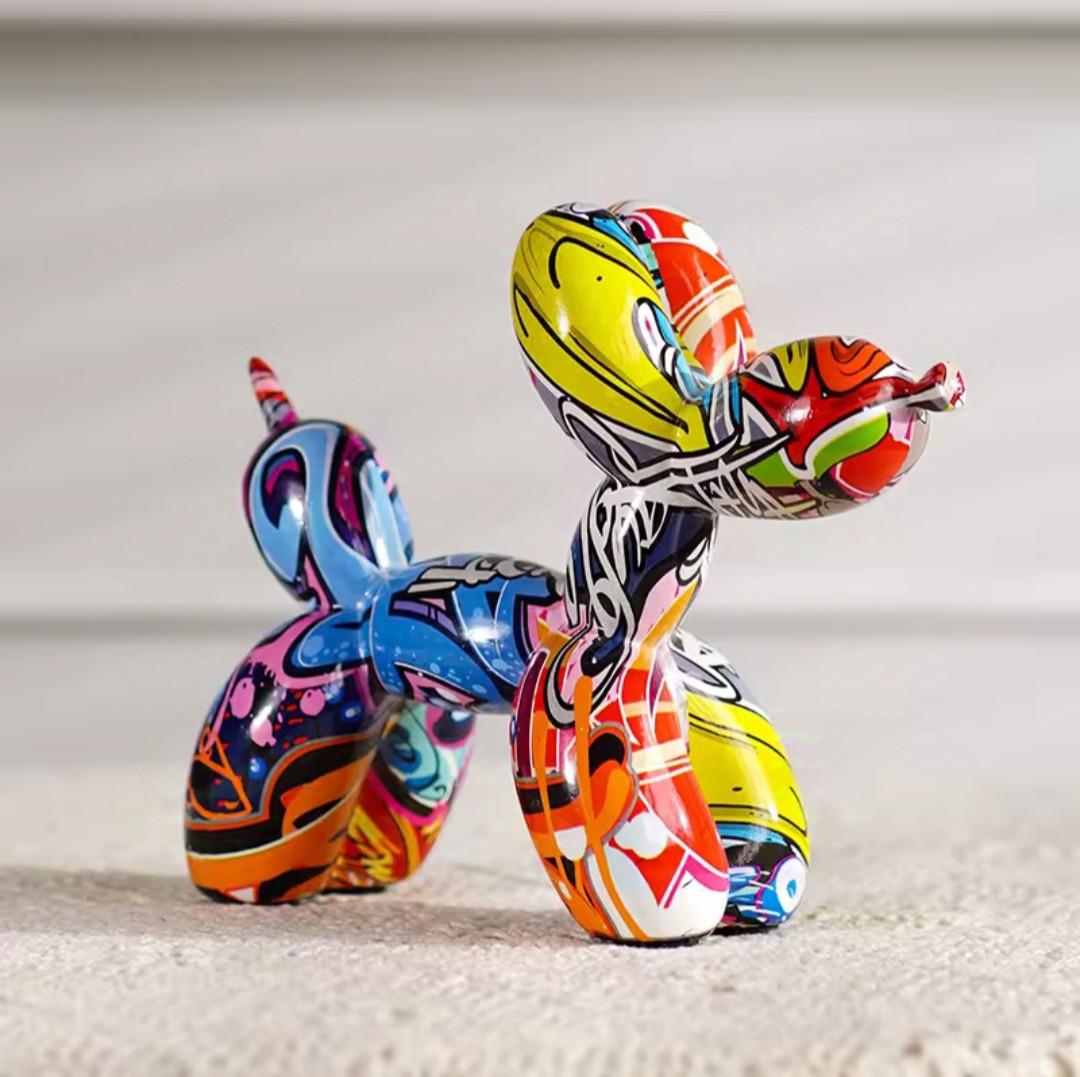 Статуетка Собачка 21х17х8,6 см Різнокольоровий (2434453765)