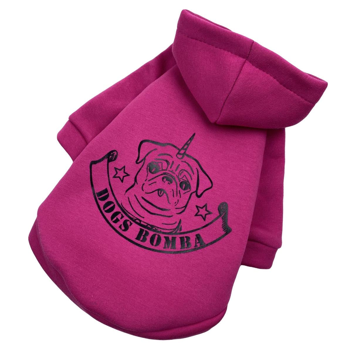 Толстовка для собак Єдиноріг Y-263 р. 2 Малиновий (70579293)