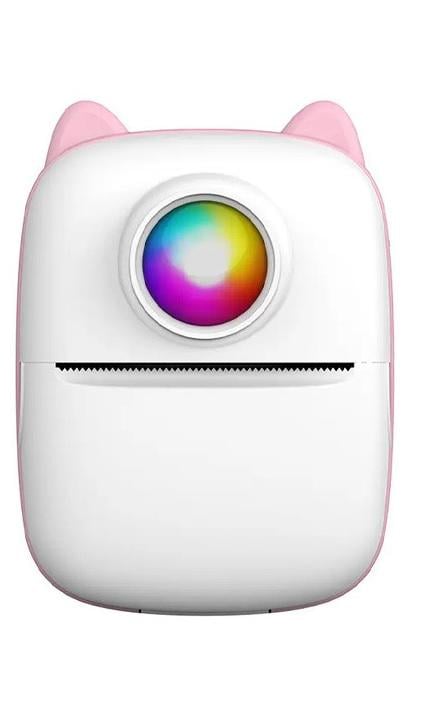 Термопринтер портативный Mini Printer X2 Bluetooth Розовый (202/1)