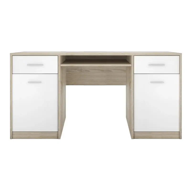 Компьютерный стол Гербор Непо BIU150 150х59х75 см Дуб сонома/Нимфея альба (23266661)