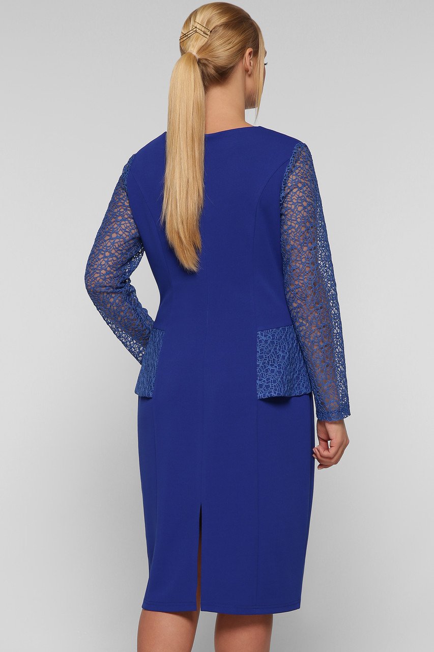 Платье VLAVI Дженифер р. 52 Электрик (126702-52) - фото 2 Платье VLAVI Дженифер р. 52 Электрик (126702-52) - фото 2