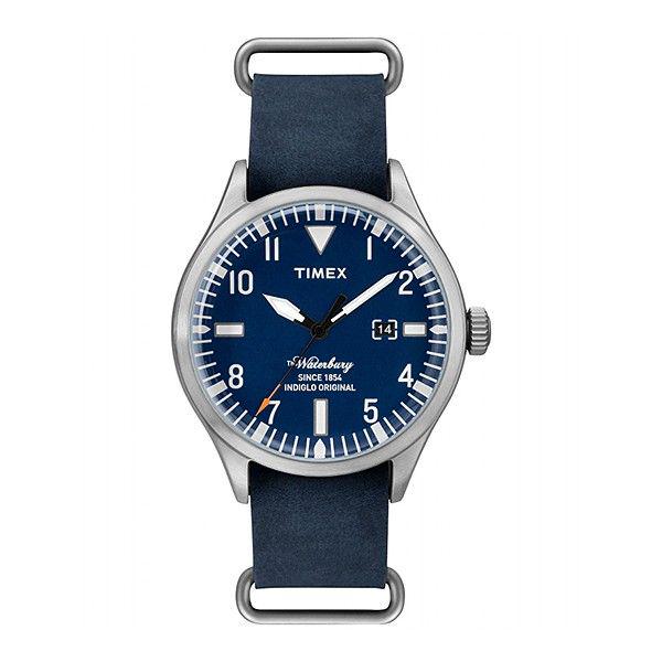 Наручные часы мужские Timex Waterbury кварцевые Silver (Tx2p64500)
