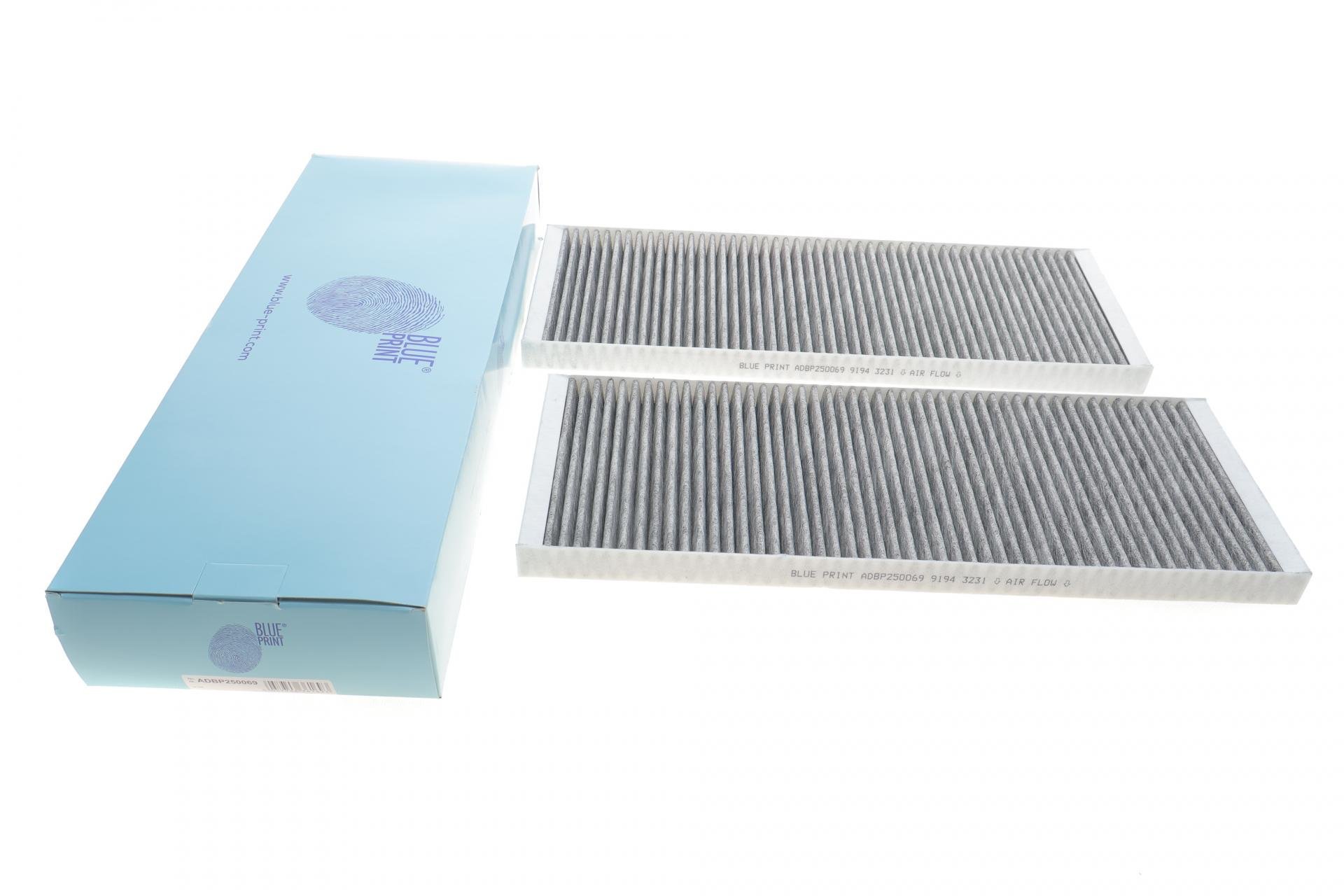 Фільтр салону BLUE PRINT для Tesla Model Y 19 - вугільний 2 шт. (ADBP250069)