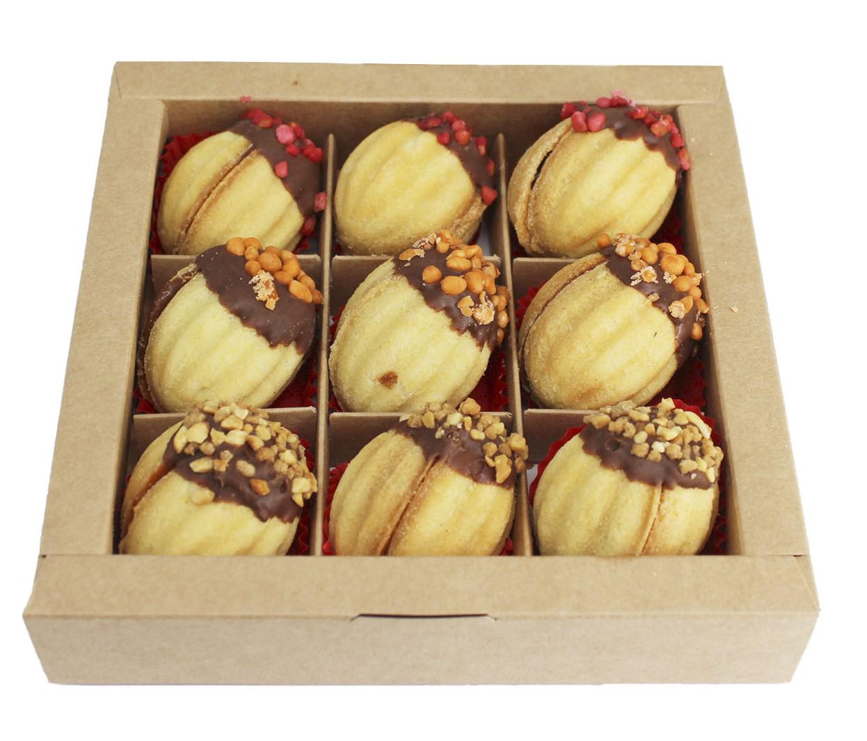 Подарочный набор орешков со сгущенкой Крафт печиво 285 г 9 шт./уп.