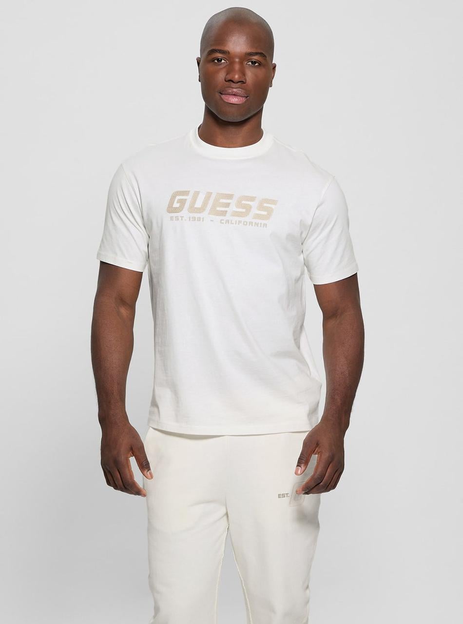 Футболка мужская Guess Eco Suron XL Белый (7938516293338)