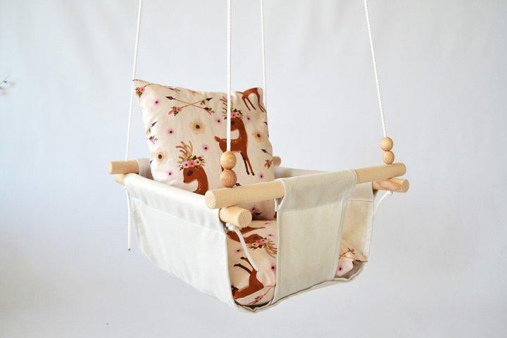 Дитяча гойдалка Infancy Оленя Молочне (9677829) - фото 3 Дитяча гойдалка Infancy Оленя Молочне (9677829) - фото 3